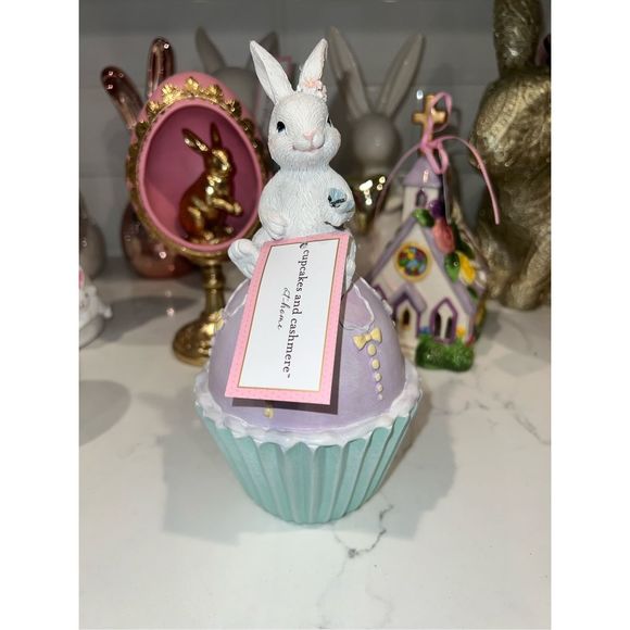 Tik Tok Viral Cupcakes and Cashmere Easter Bunny Cupcake Decor - Picture 2 of 6